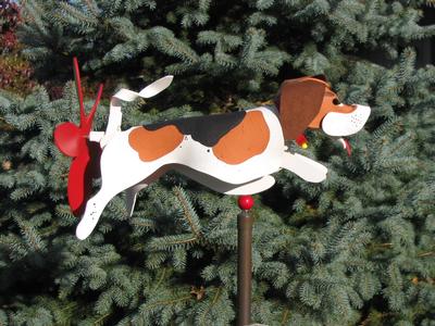 Leaping Beagle Whirligig